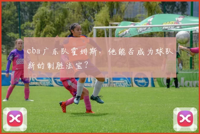 cba广东队霍姆斯，他能否成为球队新的制胜法宝？